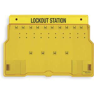MASTER LOCK 1483B Lockout Station Unfilled 15-1/2 Inch Height | AB9EGD 2CJK5