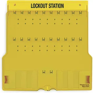 MASTER LOCK 1484B Lockout Station Unfilled 22 Inch Height | AB9EGF 2CJK7