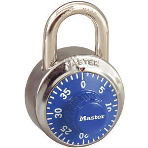 MASTER LOCK 1502BLU Kombinations-Vorhängeschloss Mitte Blau/Silber | AH9AMC 39FD21