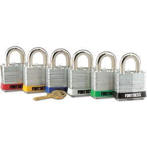 MASTER LOCK 1803LHYLW Lockout Padlock Keyed Different Yellow 9/32 Inch | AF4YVH 9RC55