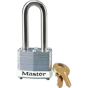 MASTER LOCK 3KALHWHT-0742 Lockout Padlock Keyed Alike White 9/32 Inch Diameter | AF3PZF 8ARC0