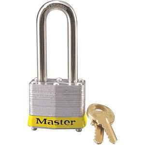 MASTER LOCK 3LHYLW Lockout Padlock Keyed Different Yellow 9/32 Inch | AE6HYM 5T814