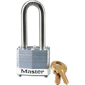 MASTER LOCK 3LHWHT Lockout-Vorhängeschloss mit unterschiedlichem Schlüssel, weiß, 9/32 Zoll Durchmesser | AE6HYQ 5T817