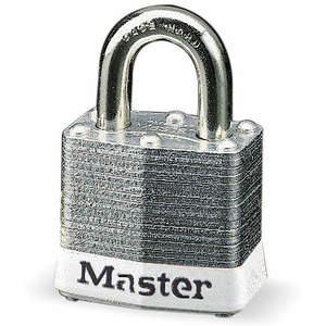 MASTER LOCK 3WHT Lockout-Vorhängeschloss mit unterschiedlichem Schlüssel, weiß, 9/32 Zoll Durchmesser | AE6HYK 5T811