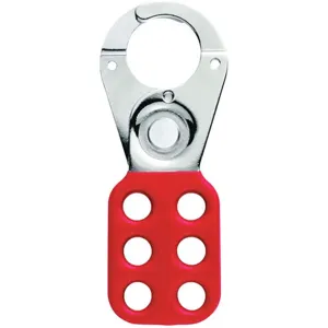 MASTER LOCK 420 Lockout Hasp Snap-On Red 4-1/2 Inch Length | AH9KZG 40CL93