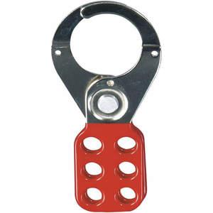 MASTER LOCK 421 Lockout Hasp Snap-On Red Steel 5 Inch Length | AH9KZH 40CL94