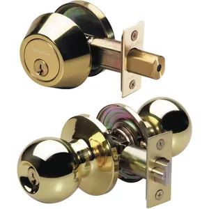 MASTER LOCK BAC0603 Light Duty Knob Lockset Ball | AC6FKH 33M256