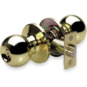 MASTER LOCK BAO0103 Door Knob Lockset Ball Entrance | AC3ETA 2RYC4