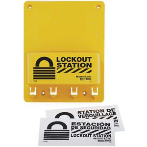 MASTER LOCK S1700 Lockout Station Unfilled 9-3/4 Inch Height | AD2YMW 3WPC9
