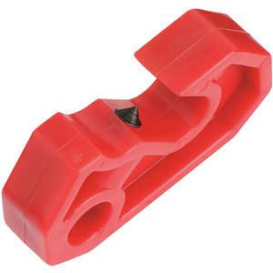 MASTER LOCK S2393 ISO-DIN Universal Lockout Device Plastic Red | AB4YDF 20JE35