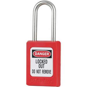 MASTER LOCK S33RED Lockout Padlock Keyed Different Red 3/16 Inch Diameter | AE9TLR 6MCT9