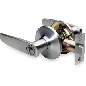 MASTER LOCK SLL0315/T6P Door Lever Lockset Straight Lever Grade 3 | AC3ETN 2RYE5