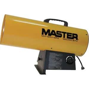 MASTER MH-125V-GFA Forced Air Heater LP 125000 BtuH | AH3KPC 32MY60