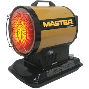 MASTER MH-70-SS Oil Fired Radiant Heater 70K | AH8ZYJ 39E998