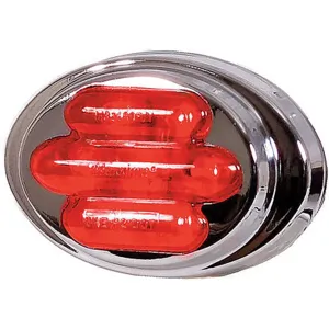 MAXXIMA AX24R-KIT Clearance Light Led Red Surface Oval 3 L | AD2WVC 3VNZ5