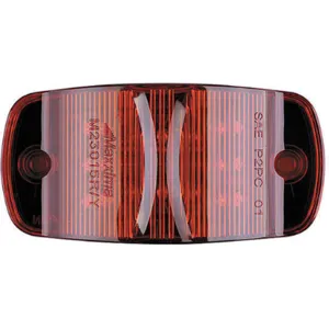 MAXXIMA M23015R Clearance Light Led Red Surface Oval 4 L | AD2WUM 3VNN5