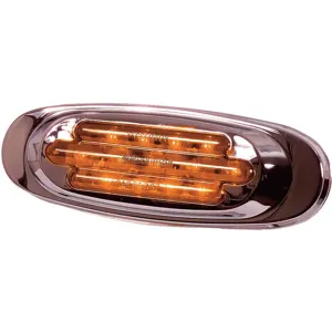 MAXXIMA M72270Y Clearance Light Led Amber Oval 6-5/8 L | AD2WRQ 3VMU7