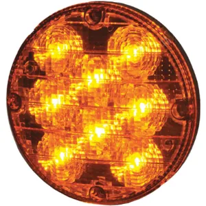 MAXXIMA M90070Y Bus Warning Light LED 7.2 Inch Height Amber | AH7NKF 36XD74