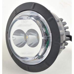 MAXXIMA MWL-10SP Arbeitsleuchte, rund, LED, 12 VDC, 2 Zoll Durchmesser | AA4BLA 12D302