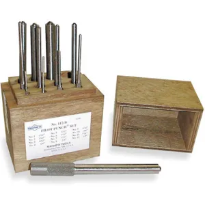 MAYHEW TOOLS 62258 Pilot Punch Set 12 Pc | AE4RJK 5MM16