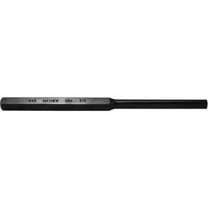 MAYHEW TOOLS 21504 Pin Punch 8 Inch Length 3/8 Inch Tip Steel BO | AH9UGF 41GK47