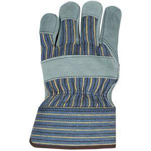 MCR SAFETY 1400LH Leather Palm Glove Cowhide Shirred L | AF7JRN 21NM30