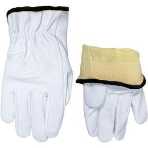 MCR SAFETY 3601KM Leder-Handschuhe, Ziegenleder, Handfläche, M Pr | AF7JRV 21NM42