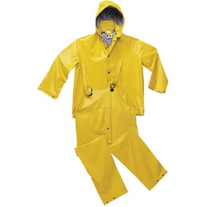 MCR SAFETY 800H Drawstring Hood Polypropylene Coated Nylon Yellow | AC9RYG 3JRJ9