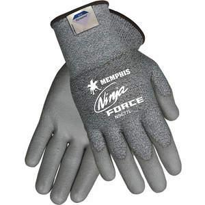 MCR SAFETY N9677L Coated Gloves Textured Finish L Pr | AF7JRZ 21NM56