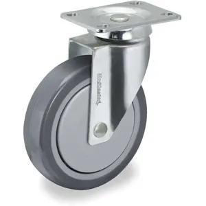 MEDCASTER CH06TPP125SWTP01G Swivel Plate Caster 260 Lb 6 Inch Diameter | AB2KVH 1MMD9