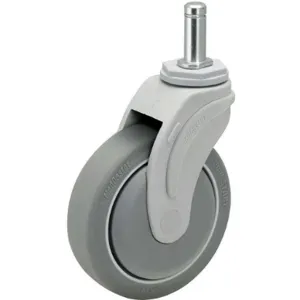 MEDCASTER NG05QDP125SWGR02G Swivel Stem Caster 5 Inch 300 Lb Gray | AF6NJZ 19YX03