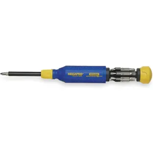 MEGAPRO 151NAS Multi-bit Screwdriver 15-in-1, 8 1/2 Inch | AE4ZUL 5PA32