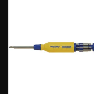 MEGAPRO 151SS Multi-bit Screwdriver Stainless Steel 15-in-1, 8 1/2 Inch | AE4ZUM 5PA33