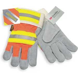 MEMPHIS GLOVE 1440L Leather Palm Gloves L Gray Pr | AB9PTN 2ELF4