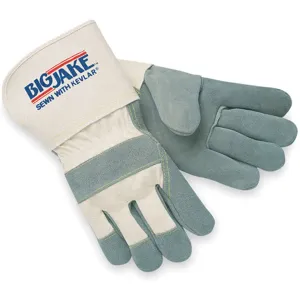 MEMPHIS GLOVE 1710L Leather Palm Gloves L Gray Pr | AB9PTX 2ELG3