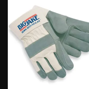 MEMPHIS GLOVE 1711 Leather Gloves, XL Size, Fleeze Plam Lining, Gray | AB9PTL 2ELF2