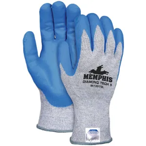 MEMPHIS GLOVE 9672DT5M Coated Gloves Blue M Pr | AD3UBH 40P615