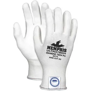 ULTRATECH 9677XS Coated Gloves Xs White Pu Pr | AC6UNG 36J002