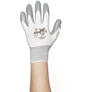 MEMPHIS GLOVE 9674M Coated Gloves M Gray/white Pr | AF4AYU 8NFC7