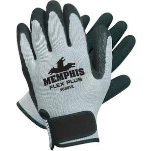 MEMPHIS GLOVE 9688VL Coated Gloves Black/gray L Pr | AB9PUV 2ELK7