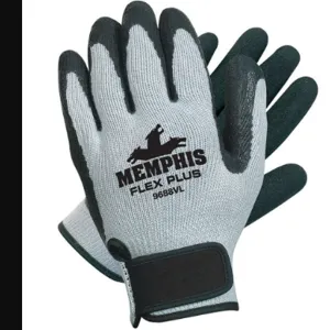 MEMPHIS GLOVE 9688VXL Coated Gloves Xl Black/gray Pr | AB9PUY 2ELL1