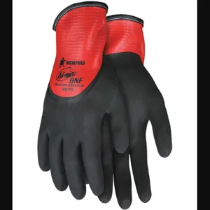 MEMPHIS GLOVE N96785L Coated Gloves Foam Nitrile 10 L PR | AH6EXW 35YR87