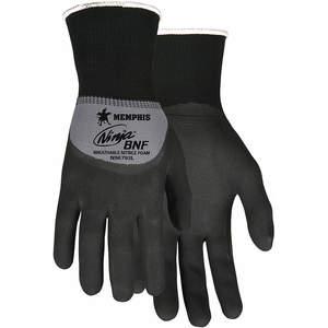 MEMPHIS GLOVE N96793S Coated Gloves Grey/black S Pr | AD3UAX 40P599