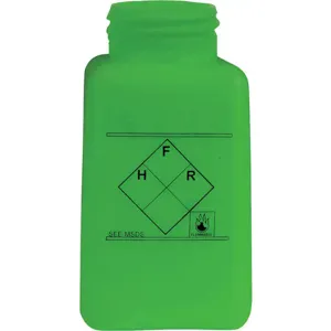 MENDA 35241 Graduated ESD Bottle 6 oz. HDPE Green | AH3HCA 32EZ06