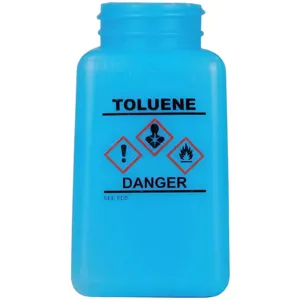 MENDA 35761 Graduated Toluene Bottle 6 oz. HDPE Blue | AH3HCQ 32EZ20