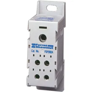 MERSEN FERRAZ FSPDB2A Power Distribution Block, 600V, 175A, 1 Pole, Aluminium | AE4KAZ 5LCP7