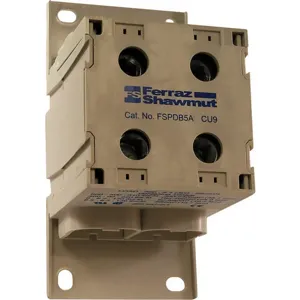 MERSEN FERRAZ FSPDB5A Power Distribution Block, 600V, 840A, 1 Pole, Aluminium | AE4KBC 5LCR0