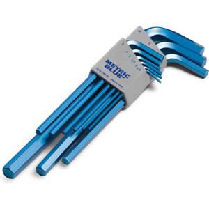 METRIC BLUE UST195588 Hex Key Set 1.5 - 10mm L-shaped Long | AA8PJY 19G970