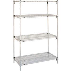 METRO 4 /2460NC 4 /63P Wire Shelving Starter 63 Inch H 60 Inch Width | AF3PAH 8AAZ8