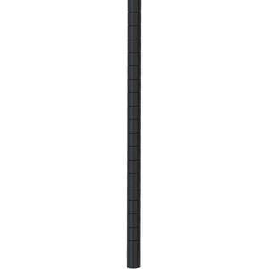 METRO 63PBL Shelf Post Add-On 63 Inch H Black - Pack of 2 | AB6QMF 22A727